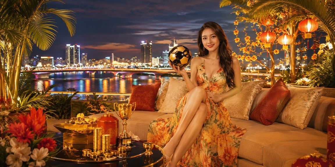 Người chơi Đà Nẵng theo dõi giải bóng đá và nhận thưởng tại lễ hội
